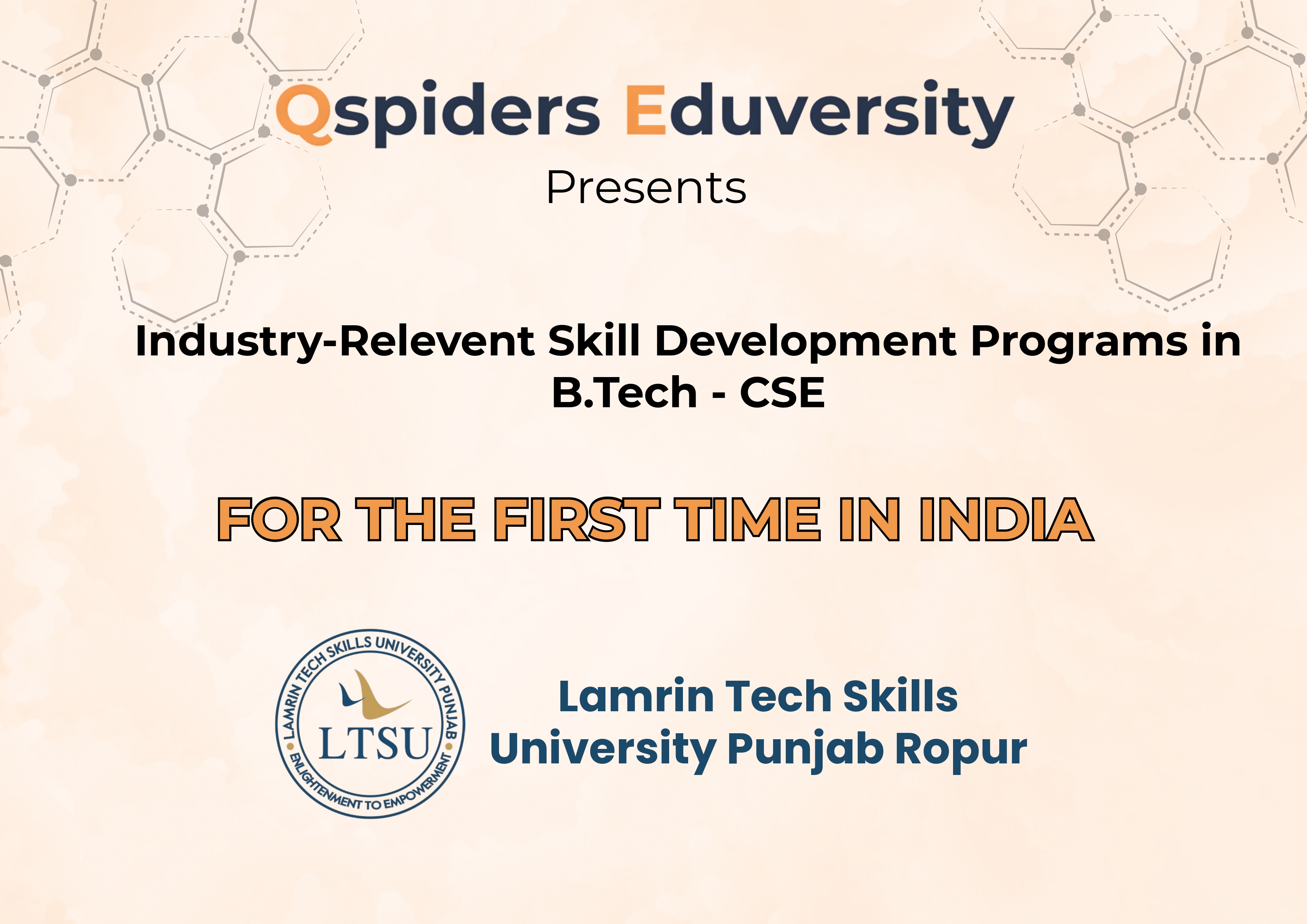 Program at QSpiders Eduversity ↔ LTSU