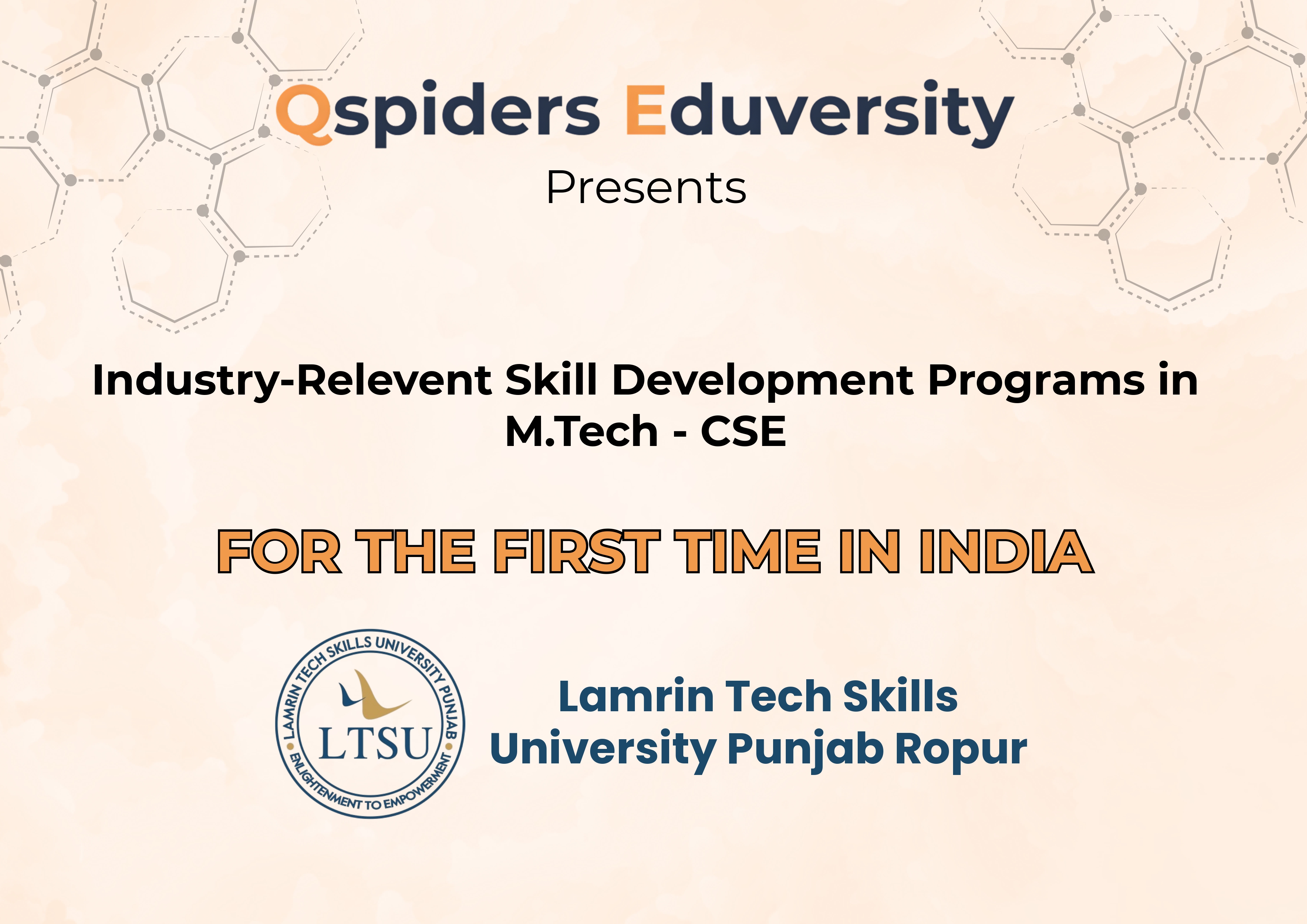 Program at QSpiders Eduversity ↔ LTSU